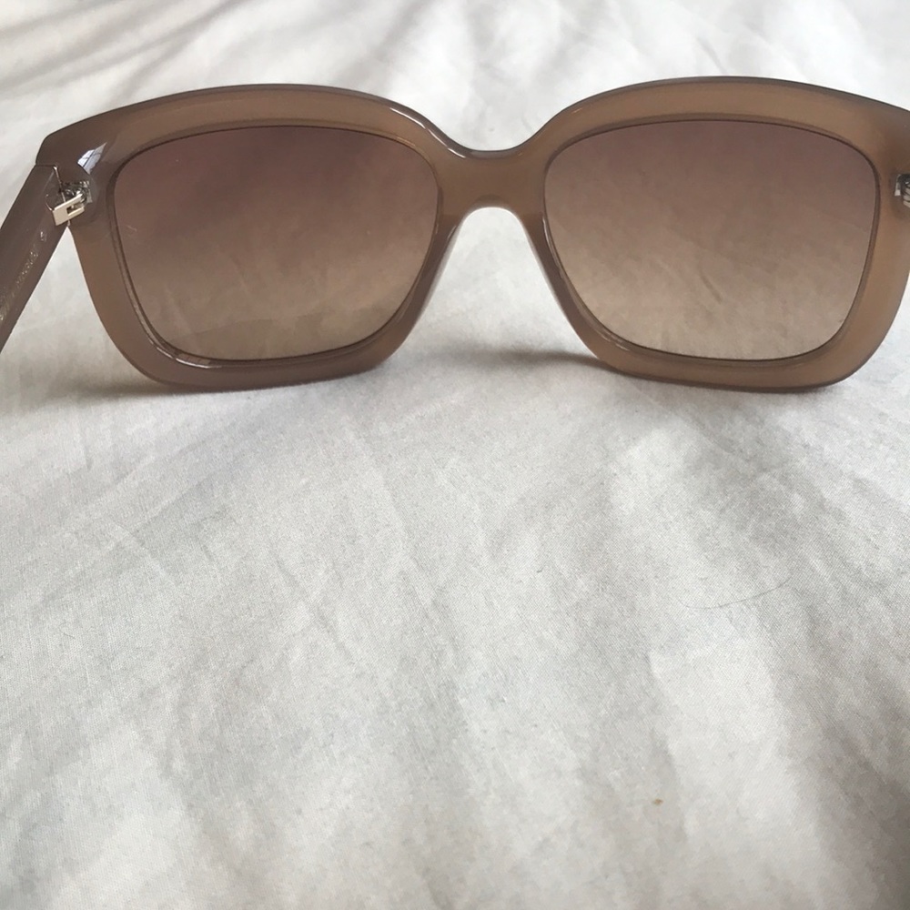 Banana Republic Rectangular Sunglasses,Honey Brown - image 6